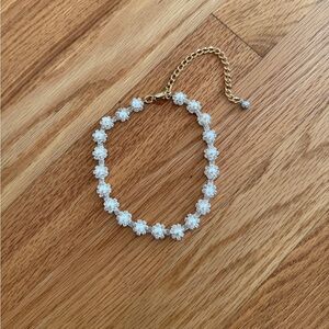Vanessa Mooney Pearl flower choker necklace rare